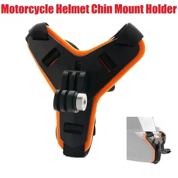 Action Sportinė kamera Mount HolderMotociklas Šalmas Smakras Stovas Viso veido laikiklis Motociklų kameros priedai