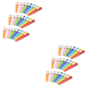 48 vnt Spalvų asortimentas Plastikiniai Kazoos Vaikai Ikimokyklinio amžiaus vaikai Lavinamieji žaislai Fleitos Muzikos instrumentai Kazoos