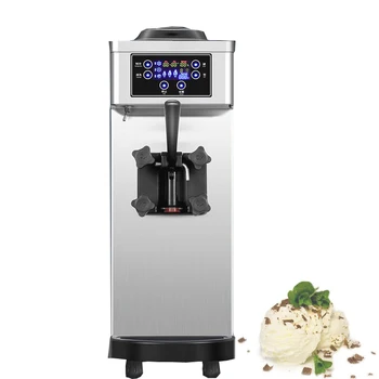 Nerūdijančio plieno karšto išpardavimo grindų pastatoma ledų mašina Šaldyto jogurto ledų gaminimo aparatas 