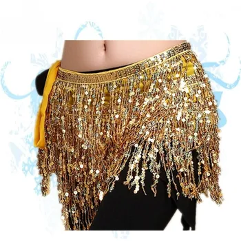 Indijos pilvo šokis Juosmens grandinėlės drabužiai Blizgučiai Kutas Klubo šalikas Šokis Seksualus ir judrus mažas sijonas