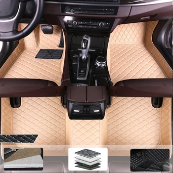 Automobilių grindų kilimėliai Dodge Dart 2013 2004 2015 2016 2017 2018 Custom Auto Foot Pads Leather Waterproof Carpet Interjero aksesuarai