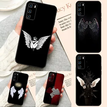 Fallen Angel Wings Art Phone Case for Huawei Y9 Y7 Y7A Y7P Y6 Y6Pro Y5 Y5P Prime 2020 2019 2018 2017 Nova 9S 9RO 9SE Cover
