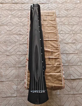 Guqin Old Paulownia 7 stygos juodi Kinijos styginiai instrumentai