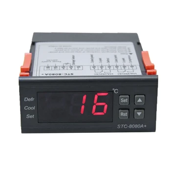 STC-8080A+ Šaldymas Automatinis laiko atitirpinimas Intelektualus termostato aliarmo funkcija 220V
