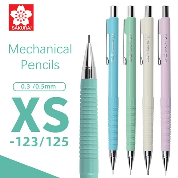 SAKURA Macaron mechaninis pieštukas 0.3/0.5mm Nenutrūkstantis švino rašymo dizainas Rankomis dažytas pieštukas studentams