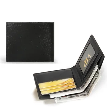 2023 Nauja PU odinė vyriška piniginė Vyrų verslo stiliaus trumpos piniginės kortelių krepšys Daugiafunkcinė didelės talpos nešiojama vyrų piniginė