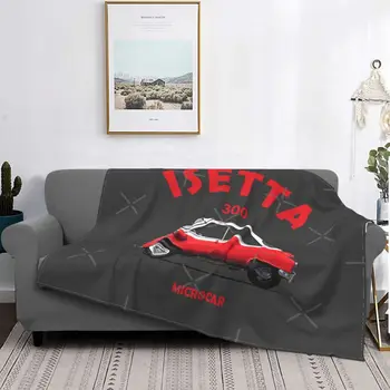 Isetta 300 mikroautomobilio antklodės lovatiesė ant lovos komplekto lovatiesės su paveikslėlių dekoratyvinėmis sofos antklodėmis