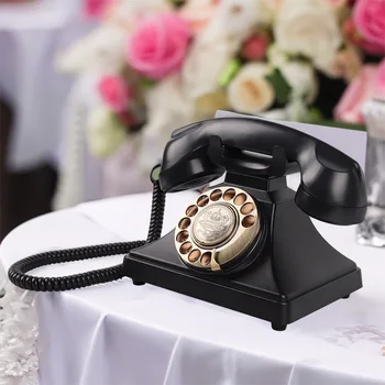 CHEETA Audio svečių knygos telefonas retro rotary stiliaus antikvarinis garso svečių knygos telefono pranešimas diktofonas senovinis telefonas vestuvėms