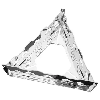 3 galvučių viryklė Kempingo krosnis Priekinio stiklo trikampis priekinis stiklas Maža viryklė Vėjo atsparios plokštės šilumos spinduliuotei sumažinti