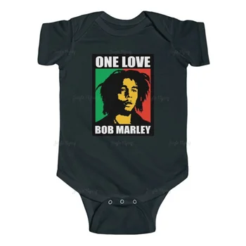 Bob Marley One Love Baby Onesie Bodyper Reggae Rasta Jamaica Africa Afrocentric Gerber Artist And Lyrics Adult Toddler T