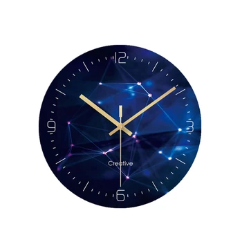 Nemokamas pristatymas Modernus sieninis laikrodis Nordic Rostone laikrodžiai apvalus laikrodis Pagrindinis Dekoras Svetainė 30 kvarco Nutildyti vieno veido apskritas