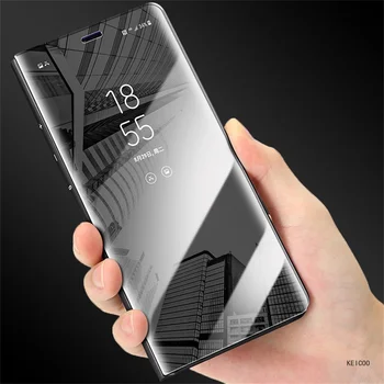 Grūdinto stiklo magnetinės odos apvalkalas Samsung Galaxy Z Fold5 Fold2 Fold3 Fold4 SM-F946B SM-F926B Veidrodžio apsauga nuo kritimo